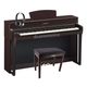 Yamaha Clavinova CLP745 Rosewood Pianoforte digitale palissandro + panca + cuffie omaggio