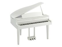 Yamaha Clavinova CLP765GP Polished White Pianoforte digitale a coda bianco lucido