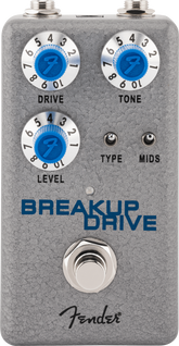 Pedale Hammertone™ Breakup Drive grigio con accenti blu, progettato per replicare il suono delle valvole in overdrive