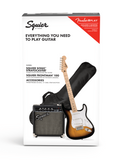 Fender Squier Sonic Stratocaster Pack MN 2 color sunburst Pack completo chitarra elettrica