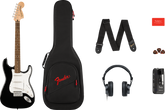 FENDER Affinity Stratocaster Mustang Micro Pack LRL Black
