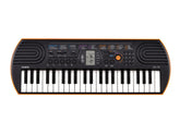 Tastiera portatile Casio SA-80 e SA-81 con 44 tasti, polifonia a 8 voci e display LCD, ideale per la scuola