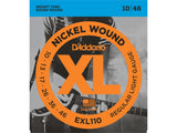 D'Addario EXL110 Muta di corde per chitarra elettrica Regular Light 010-046