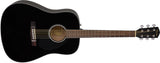 Fender CD60S Black Chitarra acustica nera