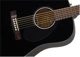 Fender CD60S Black Chitarra acustica nera
