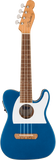 Fender Fullerton Tele Lake Placid Blue Ukulele concerto Telecaster elettrificato