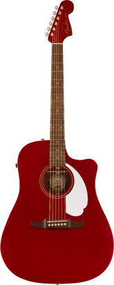 FENDER Redondo Player WN White Pickguard Candy Apple Red