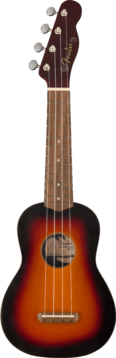 Fender Venice Ukuelele Soprano 2 Toni Sunburst