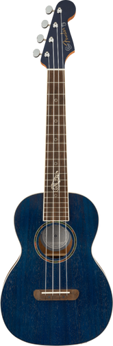 Fender Dhani Harrison Ukulele sapphire blu WN