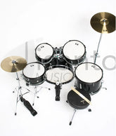 Batteria Acustica Completa - Junior Series 5 pezzi Black