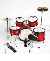 Batteria Acustica Completa - Junior Series 5 pezzi Red