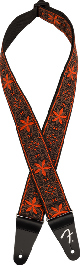 Fender Pasadena Straps Woven Orange Wallflower Tracolla per Chitarra e Basso