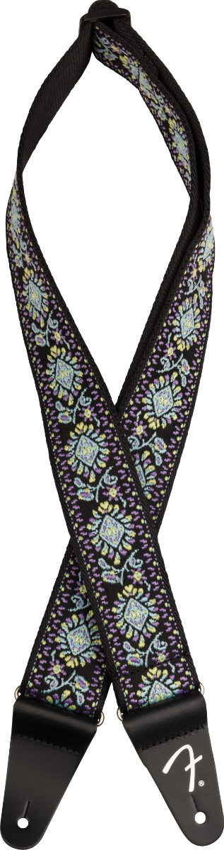 Fender Pasadena Straps Woven Blue Lotus Tracolla per Chitarra e Basso