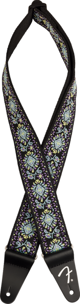 Fender Pasadena Straps Woven Blue Lotus Tracolla per Chitarra e Basso