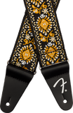 Fender Pasadena Straps Woven Yellow Lotus Tracolla per Chitarra e Basso
