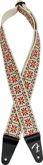 Fender Pasadena Straps Woven Lattice Orange Tracolla per Chitarra e Basso