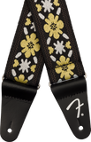 Fender Pasadena Straps Woven Lattice Yellow Clover Tracolla per Chitarra e Basso