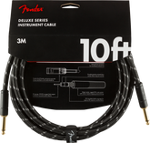 Fender Deluxe Instrument Cable Black Tweed Cavo per strumenti Jack - Jack 3 mt