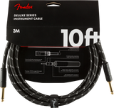 Fender Deluxe Instrument Cable Black Tweed Cavo per strumenti Jack - Jack 3 mt