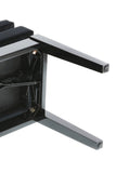 GEWA Panca per Pianoforte Deluxe Compartment Nero Lucido
