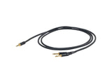 Proel CHLP170LU3 Cavo Jack stereo 3.5mm - 2x Jack mono 6.3mm 3 mt.