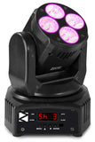 Beamz MHL36 Moving Head Set Coppia di Teste Mobili 4 Led RBG