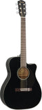 Fender CC60SCE Concert Black Chitarra acustica elettrificata Nera