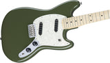 Fender Mustang MN Olive Chitarra elettrica verde