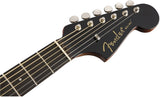 Fender Malibu Player Jetty Black Chitarra acustica elettrificata nera