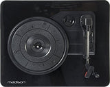 Madison MAD-RT200SP Giradischi nero Vintage con altoparlanti integrati