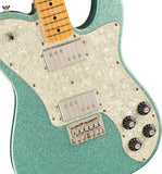 Fender Squier FSR Classic Vibe '70s Telecaster Deluxe MN Sea Foam Sparkle with White Pearloid Pickguard Chitarra elettrica verde