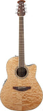 Ovation Celebrity Standard Plus Mid Depth CS24P-4Q Natural Quilt Chitarra acustica elettrificata