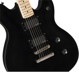 Fender Squier Contemporary Active Starcaster MN Flat Black Chitarra semiacustica
