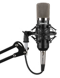 VONYX CMS400 Studio Silver Set microfono a condensatore con accessori