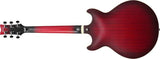 Ibanez Artcore AM53 SRF Sunburst Red Flat Chitarra semiacustica