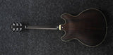 Ibanez Artcore AS53 TKF Transparent Black Flat Chitarra semiacustica nera