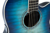 Ovation Celebrity Standard Exotic Super Shallow CS28P-RG-G Caribbean Blue/Natural acustica elettrificata