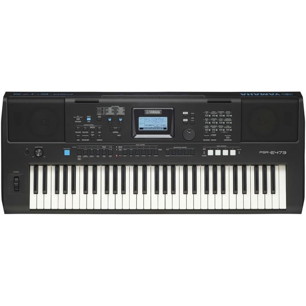 Tastiera Yamaha PSR-E473 con 61 tasti, 820 voci strumentali e 290 stili per performance musicali dinamiche e interattive