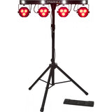 Algam Lighting Stagebar II - Set di Illuminazione PAR LED con Controllo DMX