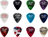 FENDER Plettri Puntinati 351 in Celluloide - Pack da 12 Medium