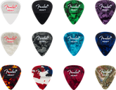 FENDER Plettri Puntinati 351 in Celluloide - Pack da 12 Heavy
