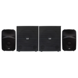 Italian Stage IS SPX15AUB Coppia Casse Attive 400W + Italian Stage IS S118A Subwoofer