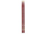 Vater VT-VCR5AN Coppia di bacchette per batteria rosse brillantinate