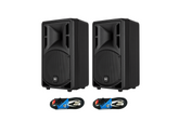 Coppia casse attive 10" 1600W RCF ART 310A MK4 + cavi omaggio