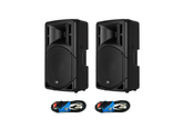 Coppia casse attive 12" 1600W RCF ART 312A MK4 + cavi omaggio