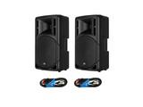 Coppia casse attive 12" 1600W RCF ART 312A MK4 + cavi omaggio