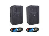 Coppia PROEL FLASH12XD casse attive 2000W + cavi omaggio