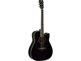 Yamaha FGX820C BL Black Chitarra acustica elettrificata nera