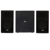 Italian Stage IS X215AUB Coppia Casse Attive 1600W + Italian Stage IS S115A Subwoofer