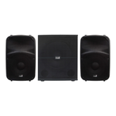 Italian Stage IS SPX15AUB Coppia Casse Attive 400W + Italian Stage IS S118A Subwoofer